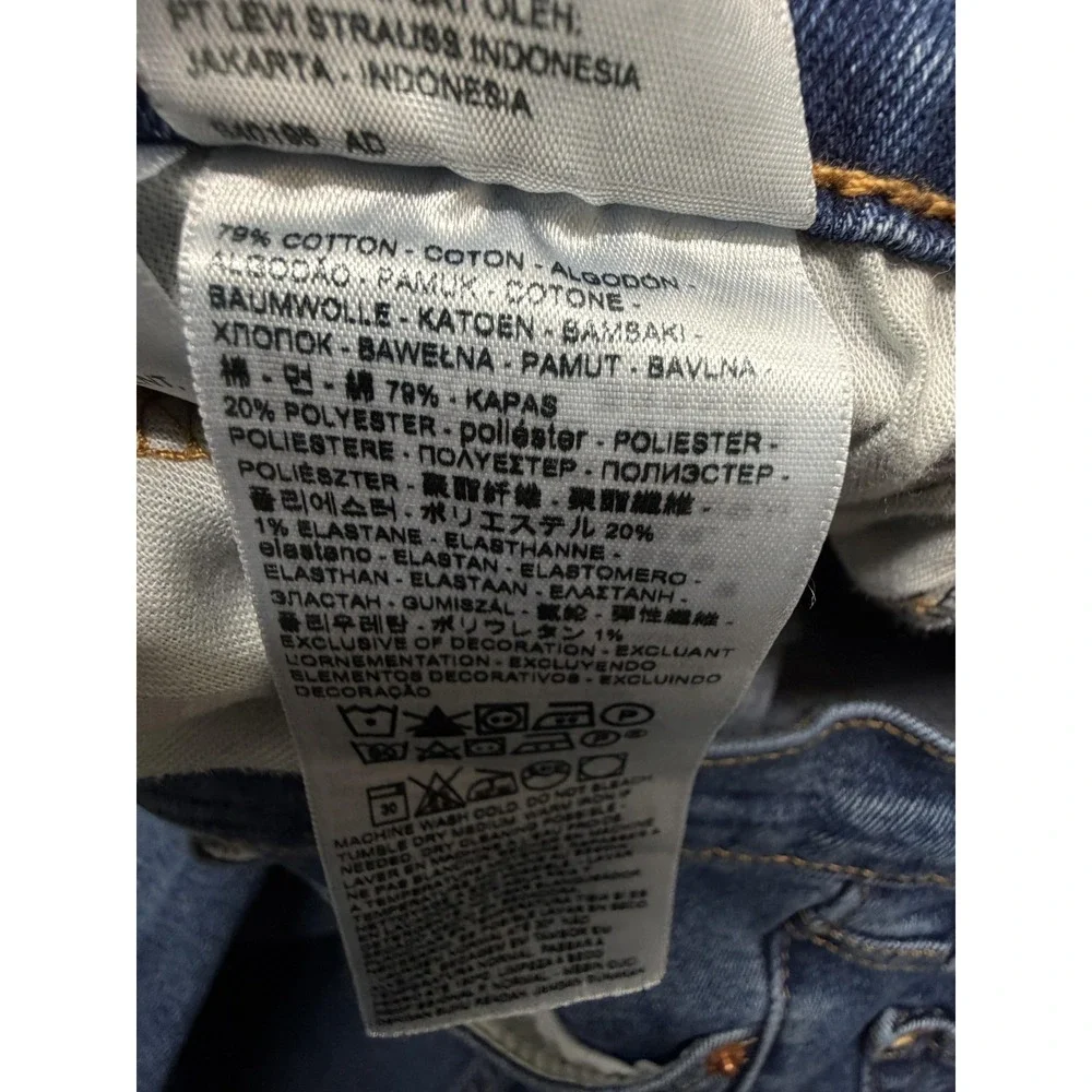 Levis 511 Jeans Mens Measured 31x32 Blue Denim Slim Fit All Seasons Tech Stretch